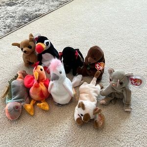 Ty Beanie Baby lot of 9!